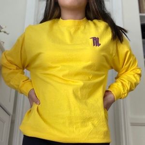 Women's yellow original 'Rolling Loud' (LA) merch